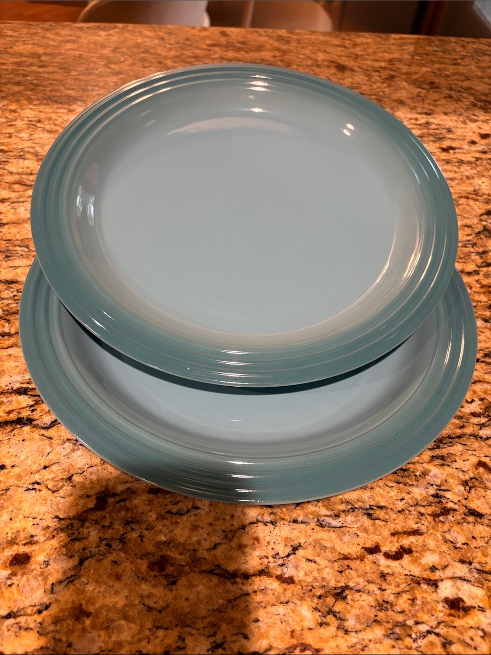 Le Creuset Caribbean 27cm Dinner Plate, set of 2
